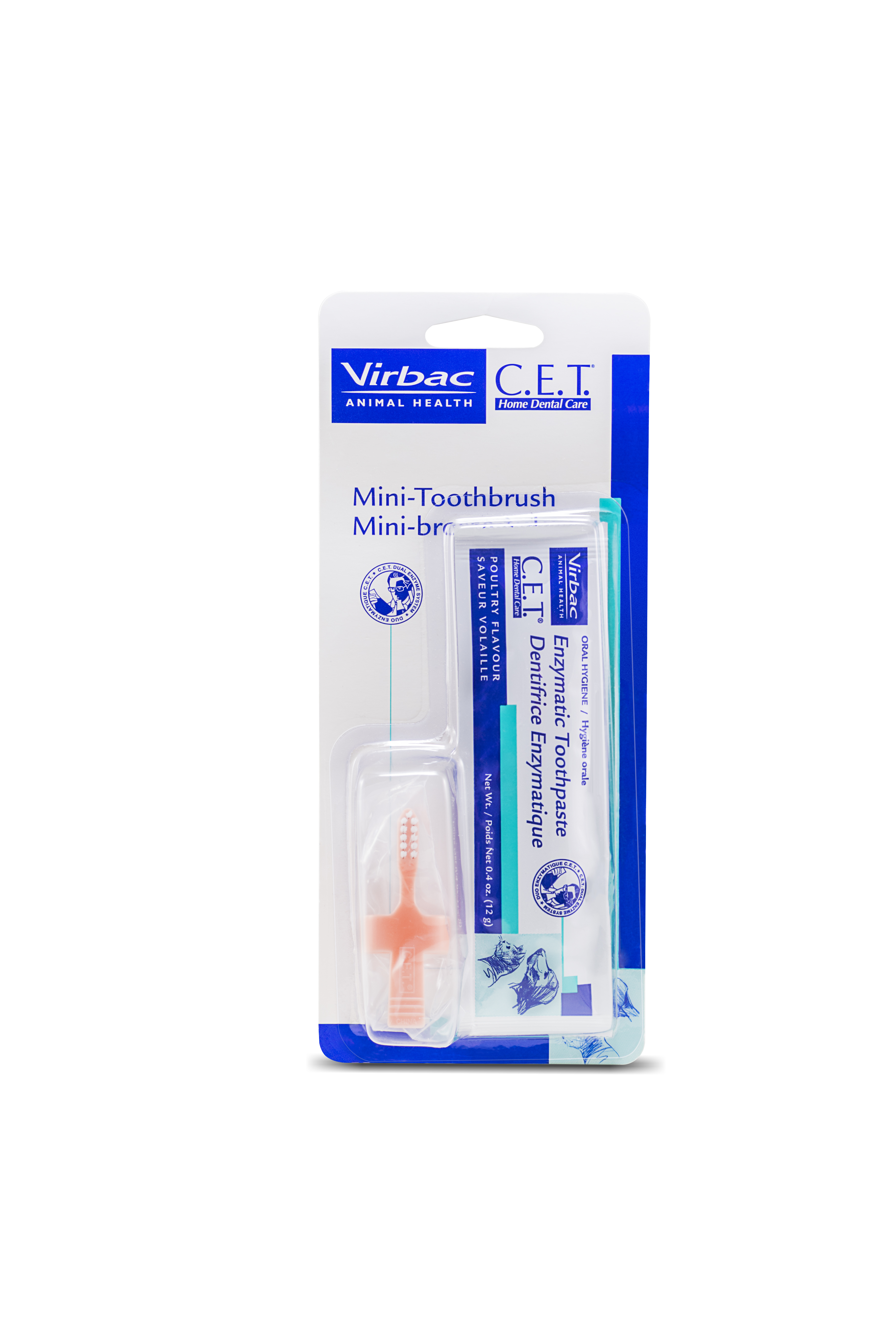 Virbac C.E.T. Mini Pet Toothbrush for Cats and Dogs Virbac C.E.T. Mini Pet Toothbrush for Cats and Dogs